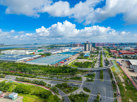 广州南沙港集装箱货运码头